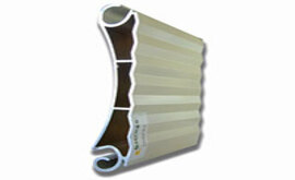 تیغه صنعتی اکسترود دو جداره با ارتفاع مفید 120mm |کرکره اتوماتیک