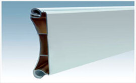 تیغه صنعتی اکسترود دو جداره با ارتفاع مفید140mm | کرکره اتوماتیک